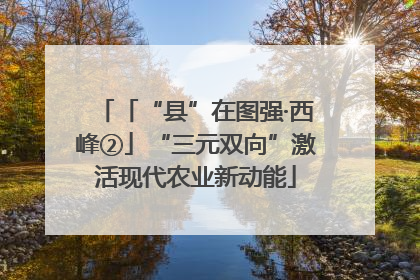「“县”在图强·西峰②」“三元双向”激活现代农业新动能