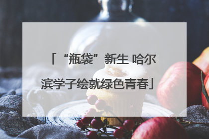 “瓶袋”新生 哈尔滨学子绘就绿色青春