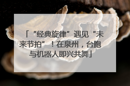 “经典旋律”遇见“未来节拍”！在泉州，台胞与机器人即兴共舞
