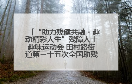 “助力残健共融・趣动精彩人生”残障人士趣味运动会 田村路街道第三十五次全国助残日主题活动圆满举办