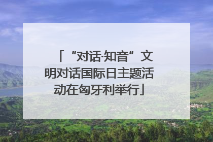 “对话·知音”文明对话国际日主题活动在匈牙利举行