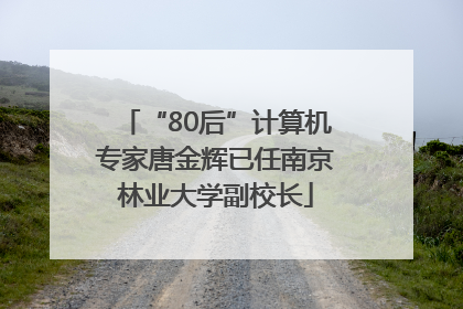 “80后”计算机专家唐金辉已任南京林业大学副校长