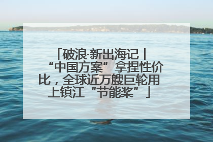 破浪·新出海记丨 “中国方案”拿捏性价比，全球近万艘巨轮用上镇江“节能桨”