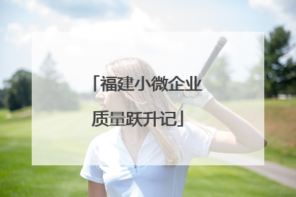 福建小微企业质量跃升记