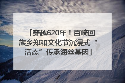 穿越620年！百崎回族乡郑和文化节沉浸式“活态”传承海丝基因