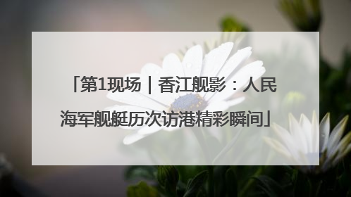 第1现场｜香江舰影：人民海军舰艇历次访港精彩瞬间