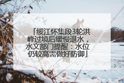 绥江怀集段3轮洪峰过境后缓慢退水，水文部门提醒：水位仍较高需做好防御