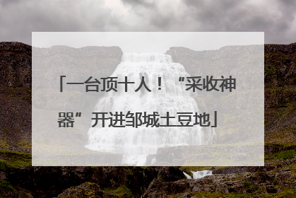 一台顶十人！“采收神器”开进邹城土豆地