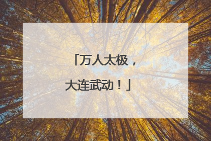 万人太极，大连武动！