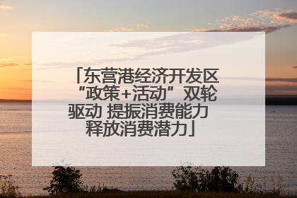 东营港经济开发区“政策+活动”双轮驱动 提振消费能力 释放消费潜力