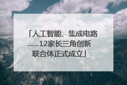 人工智能、集成电路……12家长三角创新联合体正式成立