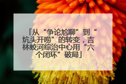 从“争论尬聊”到“炕头开唠”的转变，吉林蛟河综治中心用“六个闭环”破局