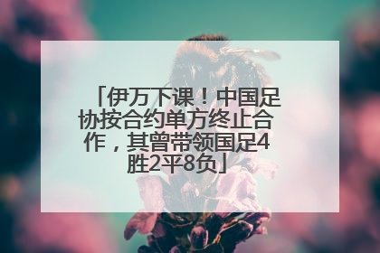 伊万下课！中国足协按合约单方终止合作，其曾带领国足4胜2平8负