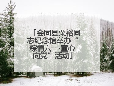 会同县粟裕同志纪念馆举办“粽情六一·童心向党”活动