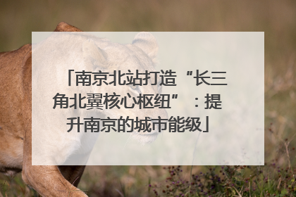南京北站打造“长三角北翼核心枢纽”：提升南京的城市能级