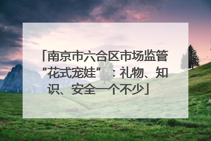 南京市六合区市场监管“花式宠娃”：礼物、知识、安全一个不少