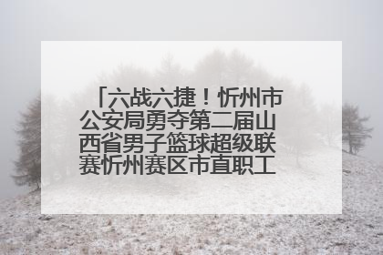 六战六捷！忻州市公安局勇夺第二届山西省男子篮球超级联赛忻州赛区市直职工组比赛冠军