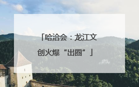 哈洽会：龙江文创火爆“出圈”