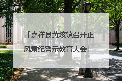 嘉祥县黄垓镇召开正风肃纪警示教育大会