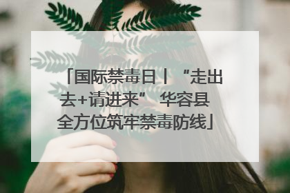 国际禁毒日丨“走出去+请进来” 华容县全方位筑牢禁毒防线