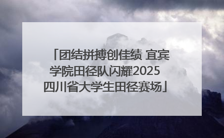 团结拼搏创佳绩 宜宾学院田径队闪耀2025四川省大学生田径赛场