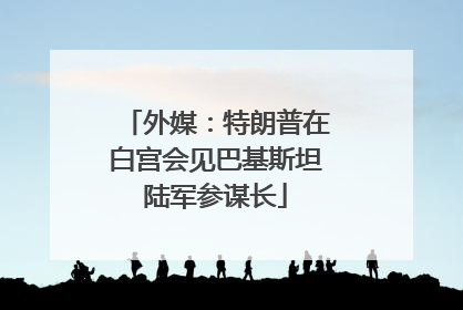 外媒：特朗普在白宫会见巴基斯坦陆军参谋长