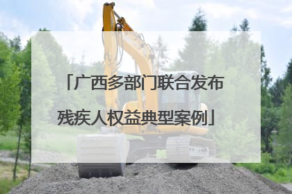 广西多部门联合发布残疾人权益典型案例