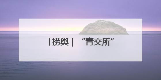 捞舆｜“青交所”走红，流量密码是官方带头“玩起来”