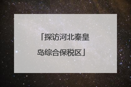 探访河北秦皇岛综合保税区