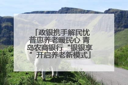 政银携手解民忧 普惠养老暖民心 青岛农商银行“银银享”开启养老新模式