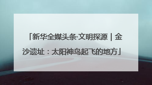 新华全媒头条·文明探源｜金沙遗址：太阳神鸟起飞的地方