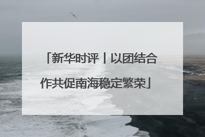 新华时评丨以团结合作共促南海稳定繁荣