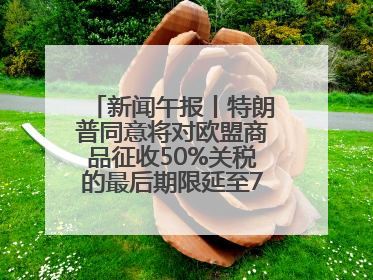 新闻午报丨特朗普同意将对欧盟商品征收50%关税的最后期限延至7月9日；00后舞蹈老师“花式”推介家乡岳阳>>