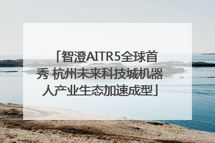 智澄AITR5全球首秀 杭州未来科技城机器人产业生态加速成型