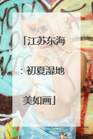江苏东海：初夏湿地美如画