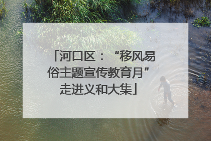 河口区：“移风易俗主题宣传教育月”走进义和大集