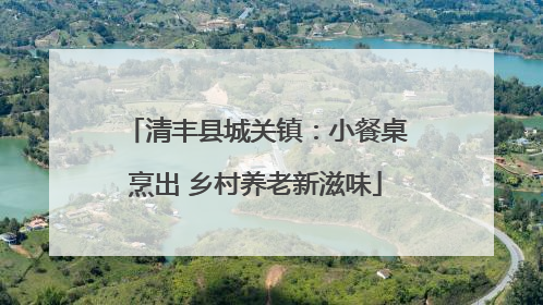 清丰县城关镇：小餐桌烹出 乡村养老新滋味