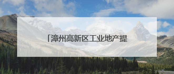 漳州高新区工业地产提质增效工作现场会召开