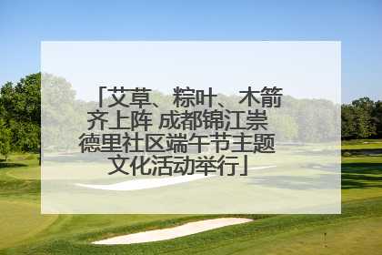 艾草、粽叶、木箭齐上阵 成都锦江崇德里社区端午节主题文化活动举行