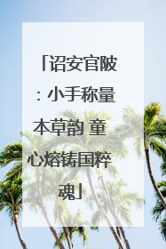 诏安官陂：小手称量本草韵 童心熔铸国粹魂
