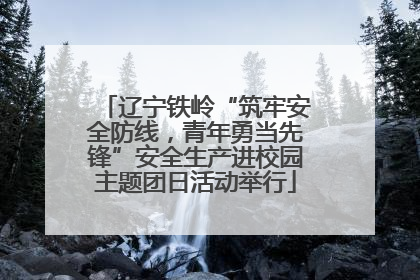 辽宁铁岭“筑牢安全防线，青年勇当先锋”安全生产进校园主题团日活动举行