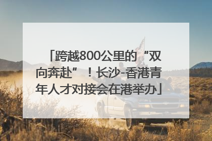 跨越800公里的“双向奔赴”！长沙-香港青年人才对接会在港举办