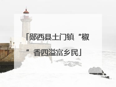 郧西县土门镇“椒”香四溢富乡民