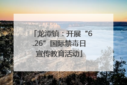 龙潭镇：开展“6.26”国际禁毒日宣传教育活动