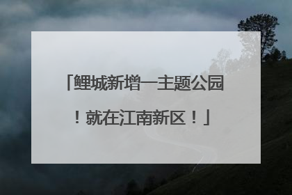鲤城新增一主题公园！就在江南新区！