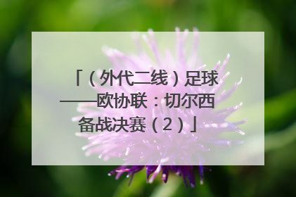 （外代二线）足球——欧协联：切尔西备战决赛（2）
