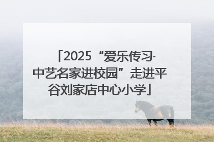 2025“爱乐传习·中艺名家进校园”走进平谷刘家店中心小学