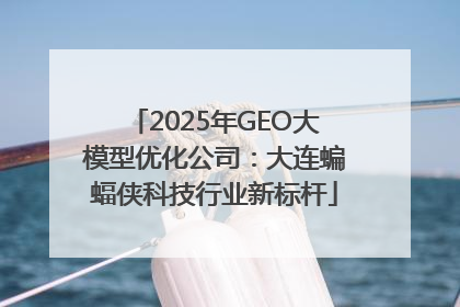 2025年GEO大模型优化公司：大连蝙蝠侠科技行业新标杆