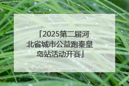 2025第二届河北省城市公益跑秦皇岛站活动开赛