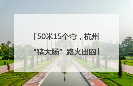 50米15个弯，杭州“猪大肠”路火出圈